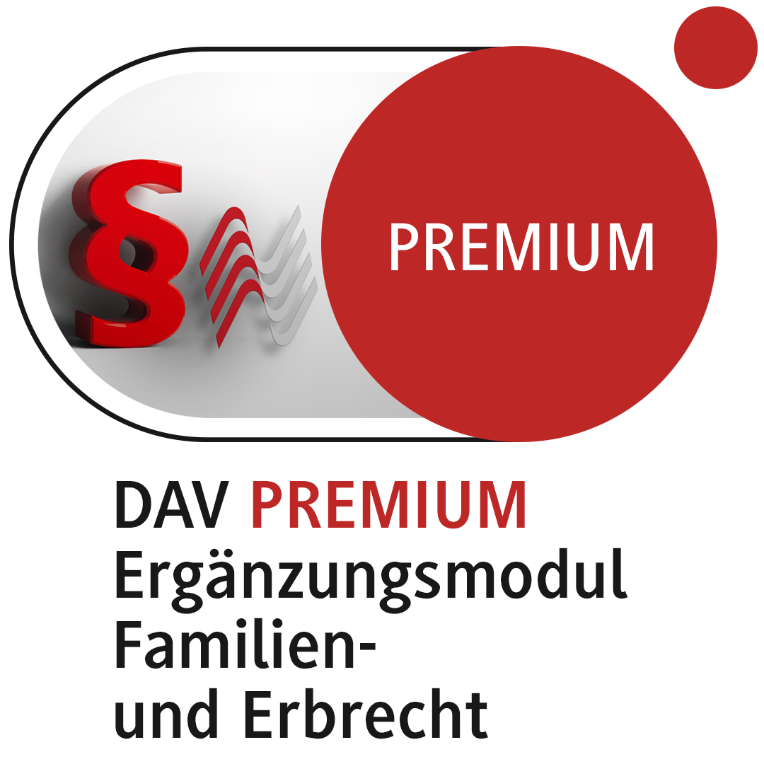Produktabbildung beck-online. DAV PREMIUM Ergänzungsmodul Familien- und Erbrecht