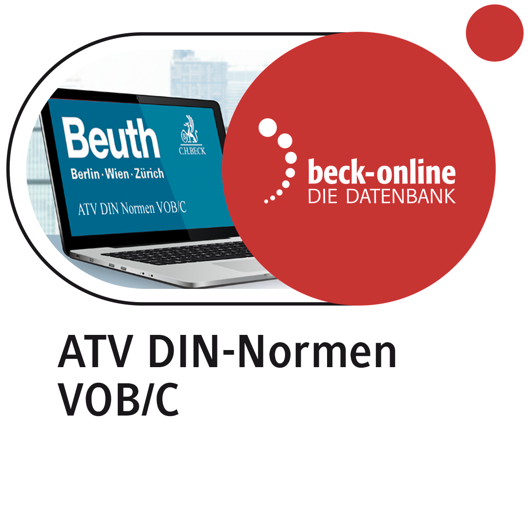Produktabbildung beck-online. ATV DIN-Normen VOB/C