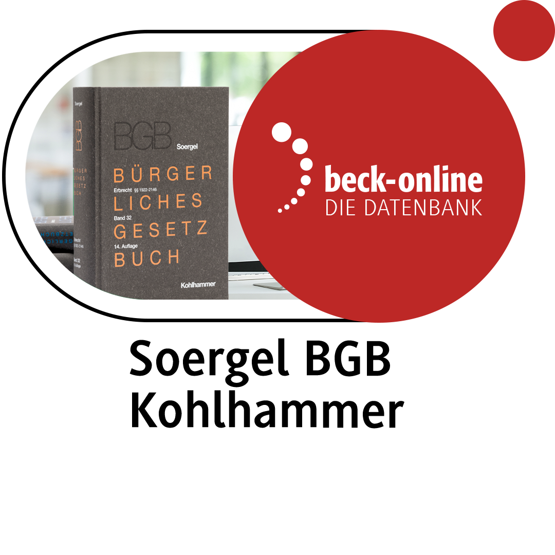 Produktabbildung beck-online. Soergel BGB Kohlhammer