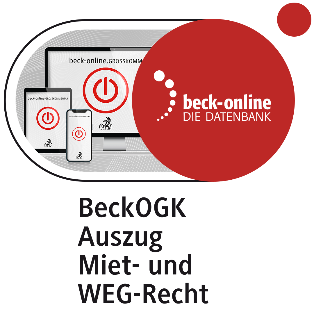 Produktabbildung beck-online. beck-online.GROSSKOMMENTAR Auszug Miet- und WEG-Recht