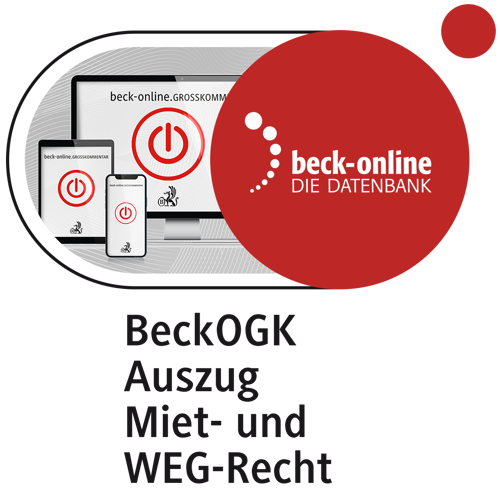 Produktabbildung beck-online. beck-online.GROSSKOMMENTAR Auszug Miet- und WEG-Recht